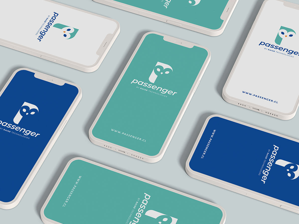 Identidad de marca diseñada para Passenger